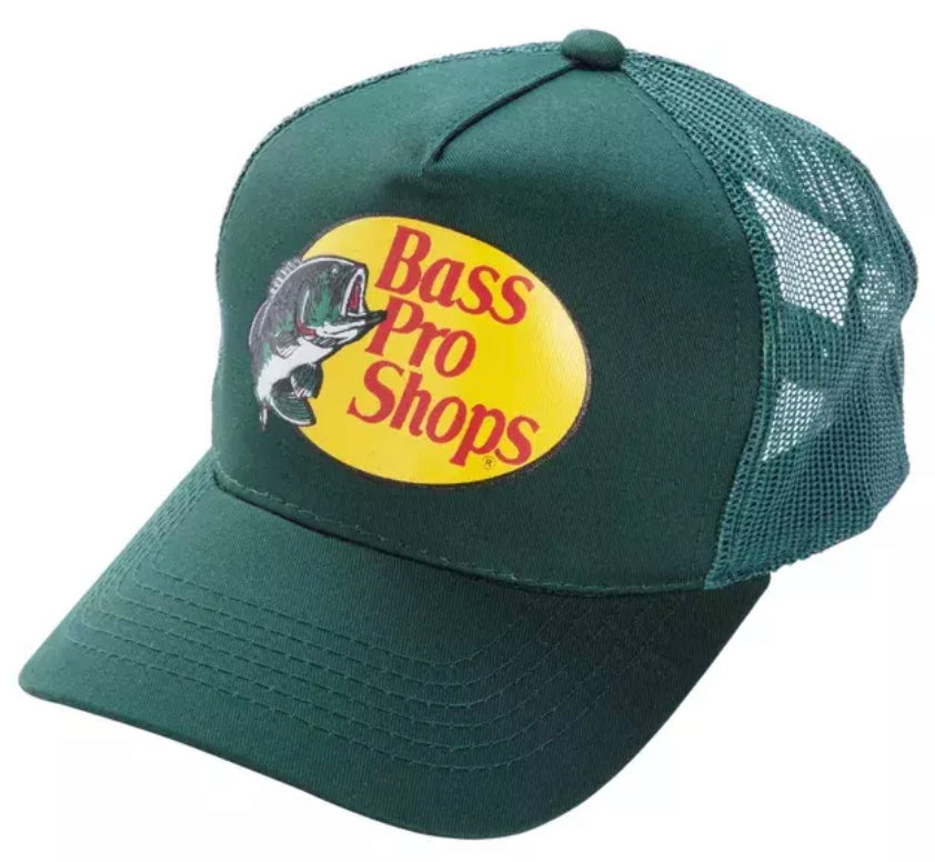 Bass Pro Shops Mesh Cap Green – Stepsshoeretailer