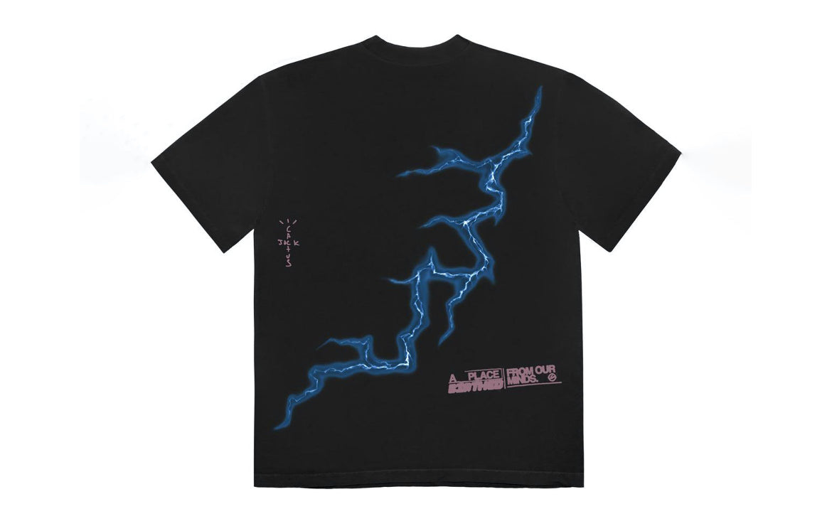 Travis Scott Cactus Jack For Fragment Danger Tee Washed Black