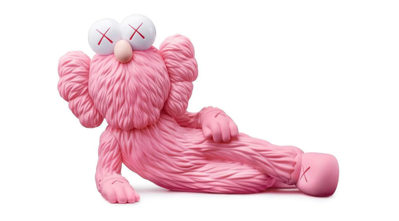 KAWS TIME OFF Vinyl Figure Pink