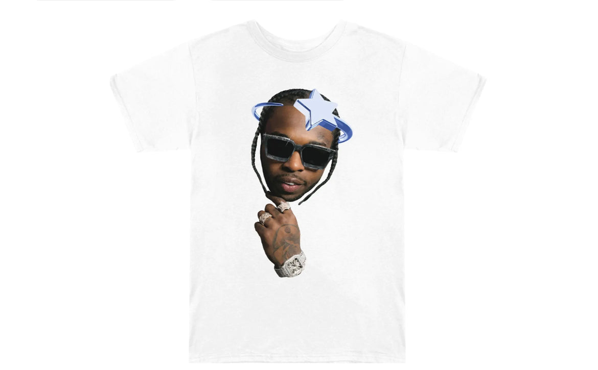 Pop Smoke x Vlone Halo T-Shirt White