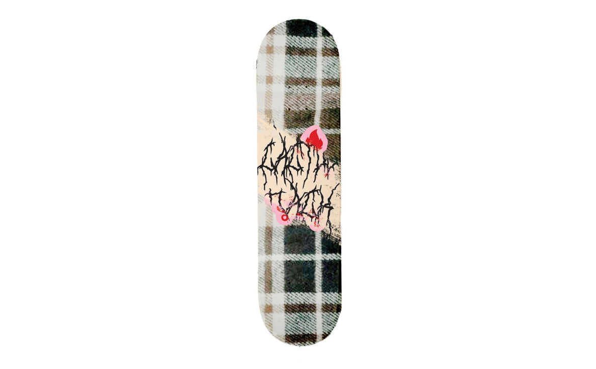 Travis Scott Cactus Jack Plaid Skateboard Deck