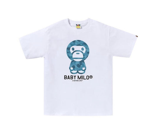 BAPE Honeycomb Camo Baby
Milo Tee White/Blue