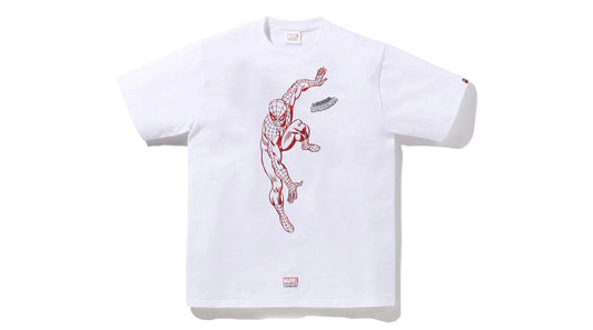 BAPE x Marvel Comics Spider-Man Tee White