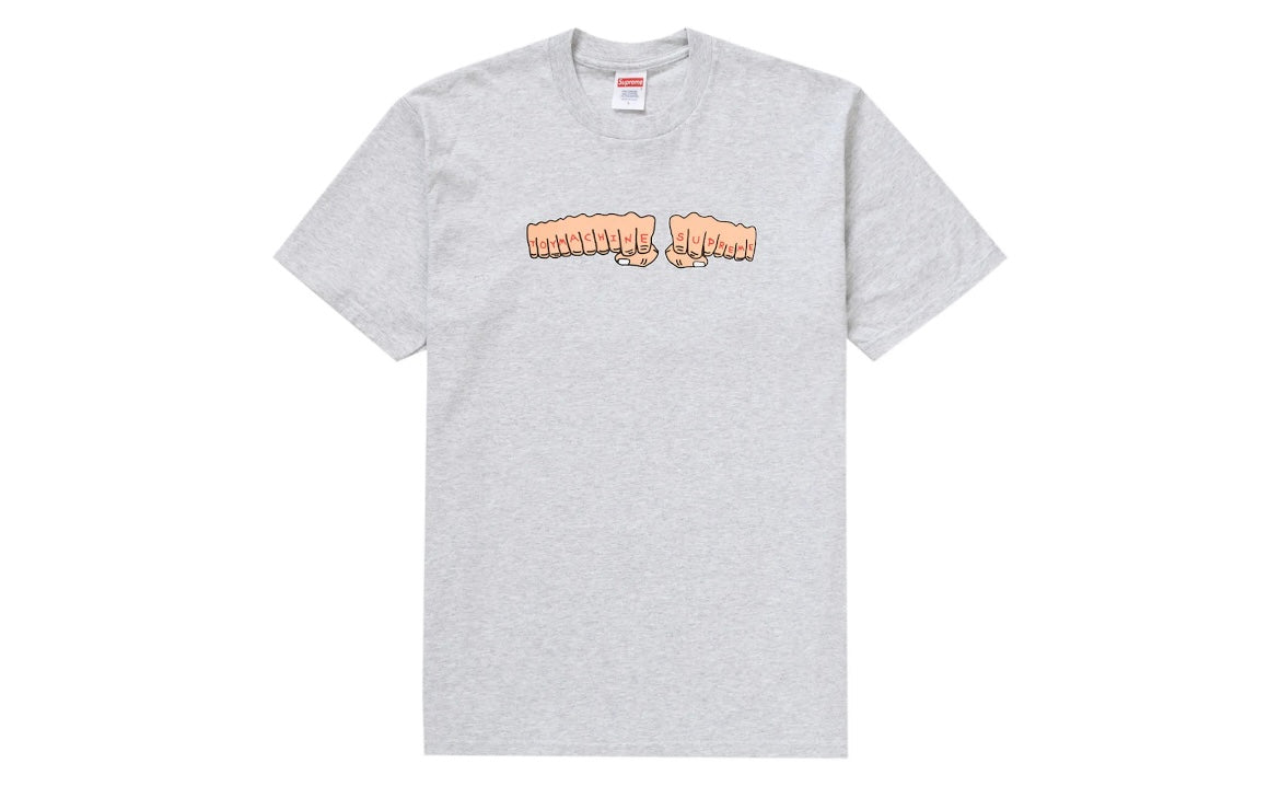 Supreme Toy Machine Fist Tee
Ash Grey