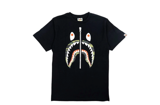 BAPE A Bathing Ape 1st Camo
Shark Tee Black/Green