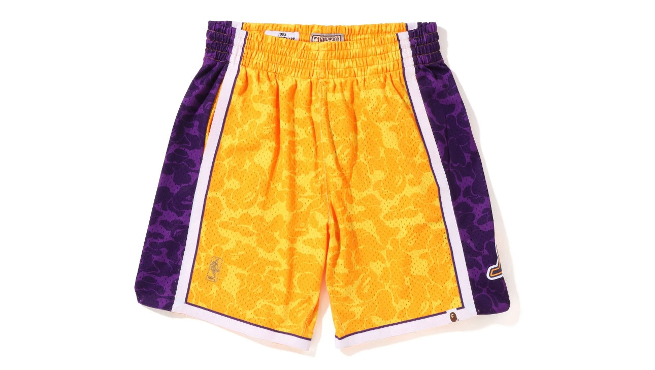 BAPE x Mitchell & Ness Los Angeles
Lakers Shorts