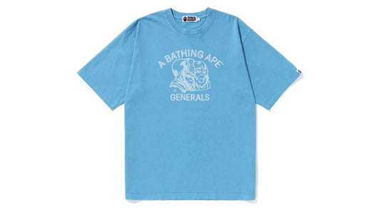 BAPE Pigment Dyed General Bape Relaxed Fit Sax Tee