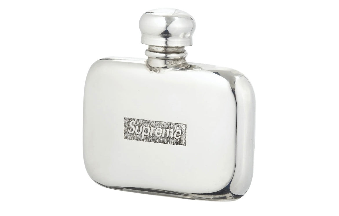 Supreme Pewter Mini Flask Sliver