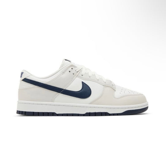 Nike Dunk Low White Midnight Navy