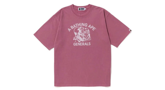 BAPE Pigment Dyed General Bape Relaxed Fit Purple Tee