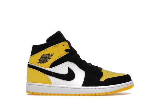 Jordan 1 Mid Yellow Toe Black