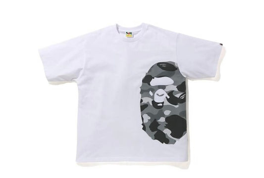 BAPE Color Camo Side Big Ape Head Relaxed Tee
White/Gray