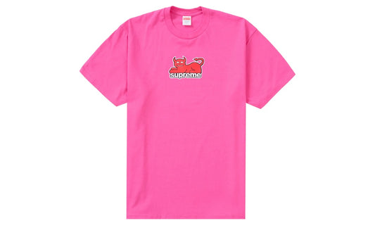 Supreme Toy Machine Devil Cat Tee Fuchsia