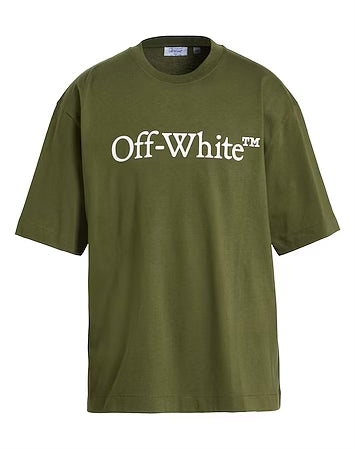 OFF-WHITE Big Bookish Skatest T-Shirt Green