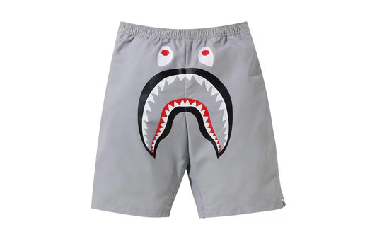 BAPE Shark Beach Shorts Grey