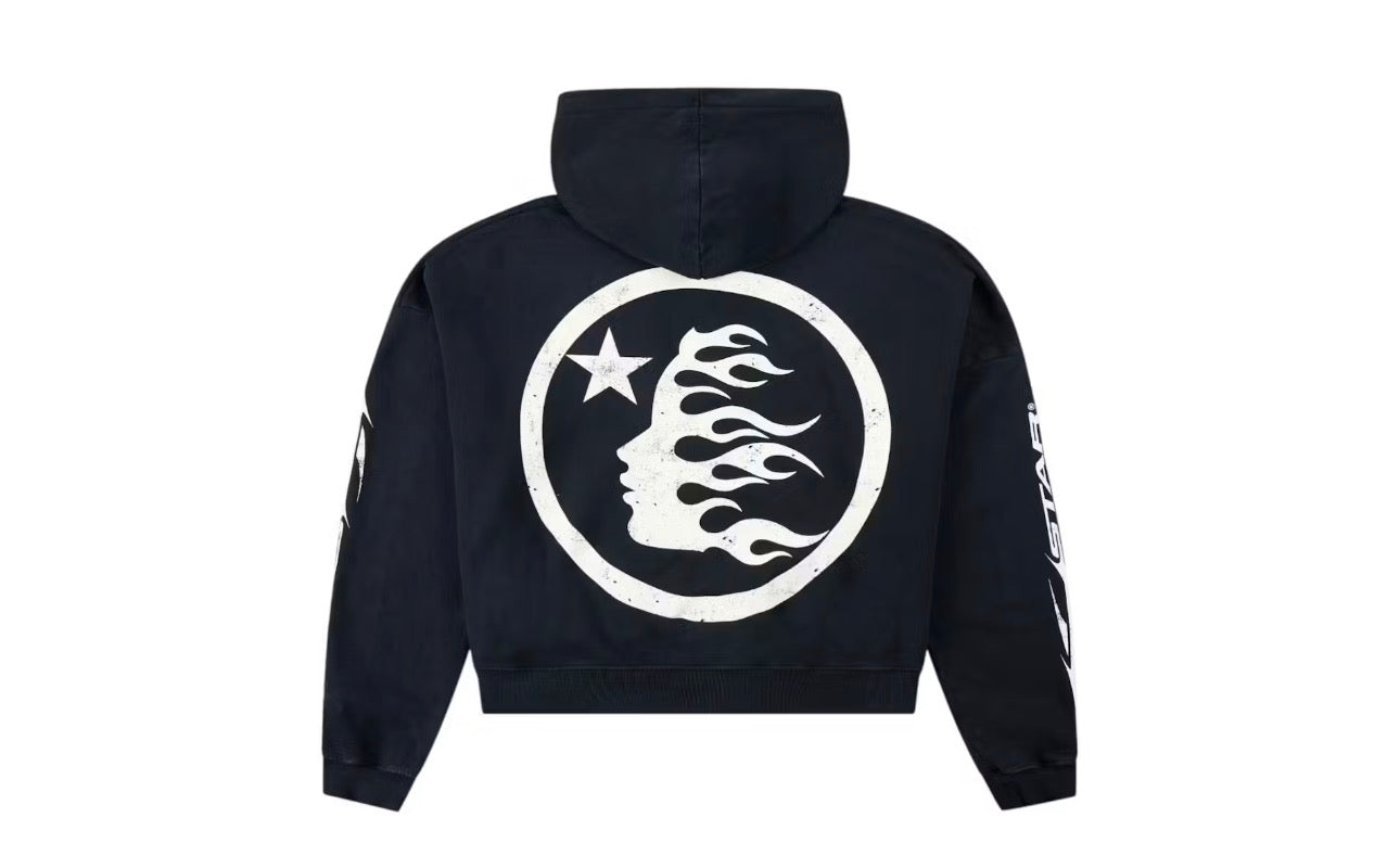 HELLSTAR H Star Hoodie Black