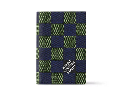 Louis Vuitton Passport Cover Damier Heritage Blue/Green