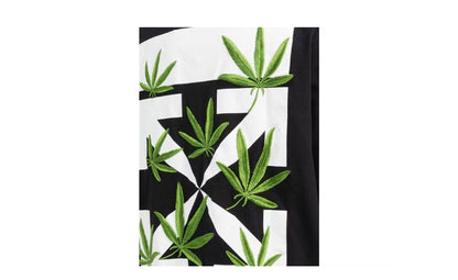 OFF-WHITE Weed Arrows Oversized T-Shirt Black/Green