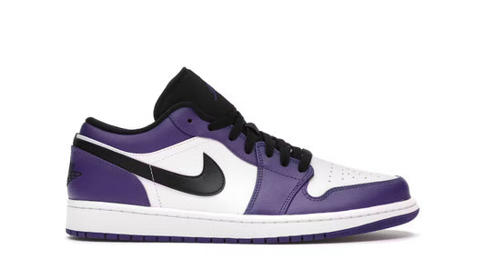 Jordan 1 Low Court Purple White