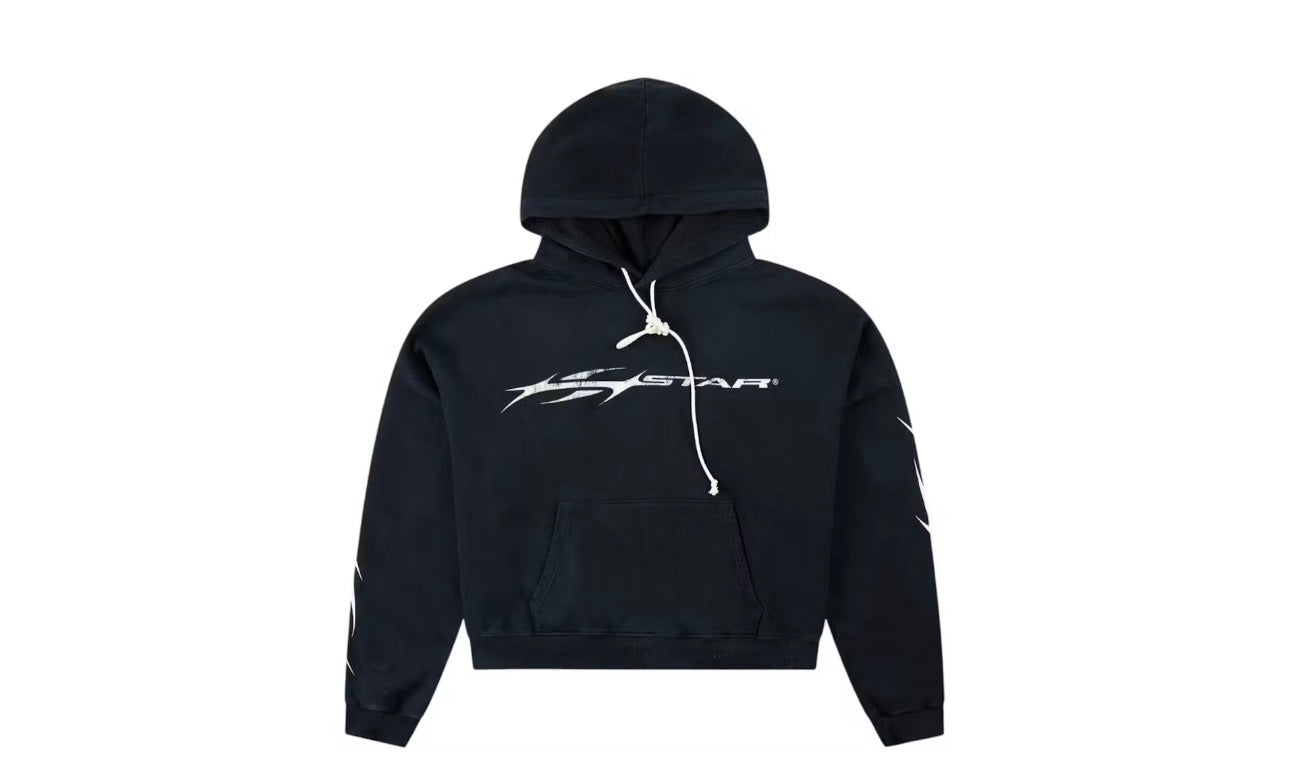 HELLSTAR H Star Hoodie Black