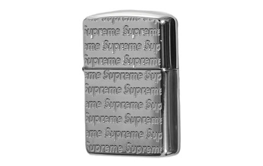 Supreme Repeat Engraved Zippo
Silver