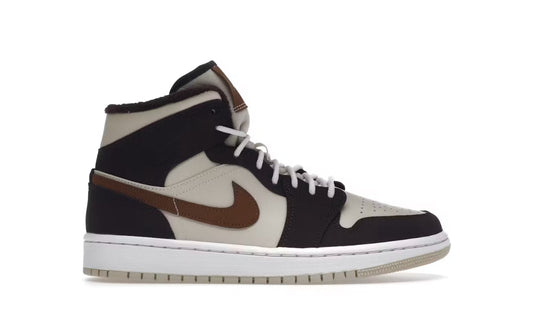 Jordan 1 Mid SE Brown Basalt Oatmeal (Women's)