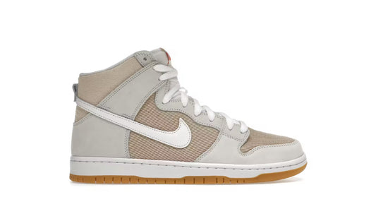 Nike SB Dunk High Pro ISO Orange Label Unbleached Natural