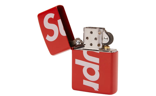 Supreme Logo Zippo Red