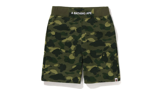 BAPE Color Camo Sweat Shorts (SS22) Green