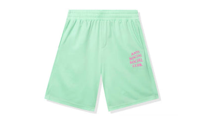 Anti Social Social Club Never Made The Team Mint Mesh Shorts