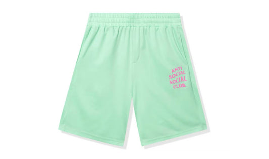 Anti Social Social Club Never Made The Team Mint Mesh Shorts