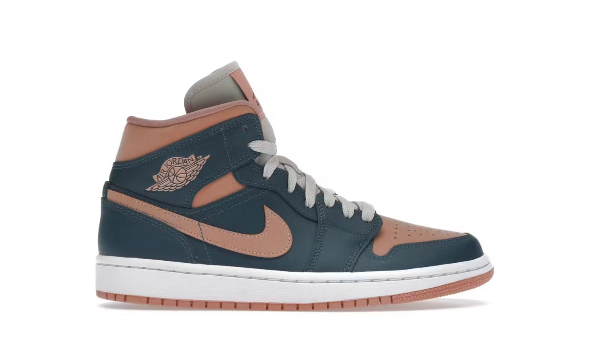 Jordan 1 Mid Dark Teal Green (Women’s)