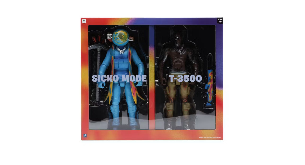 Fortnite 12” Action Figure Duo Set Travis Scott Cactus Jack Fortnite Doll