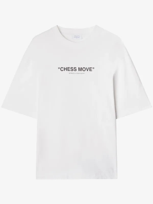 OFF-WHITE CHESS MOVE T-Shirt White