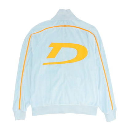 Denim Tears Velour Warmup Jacket 'Light Blue