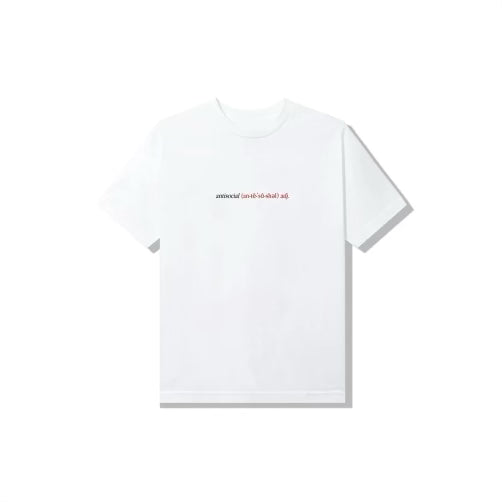 Anti Social Social Club White Enrolled Tee