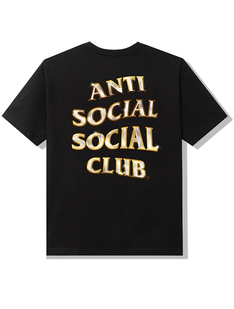 Anti Social Social Club Black Goldy Tee