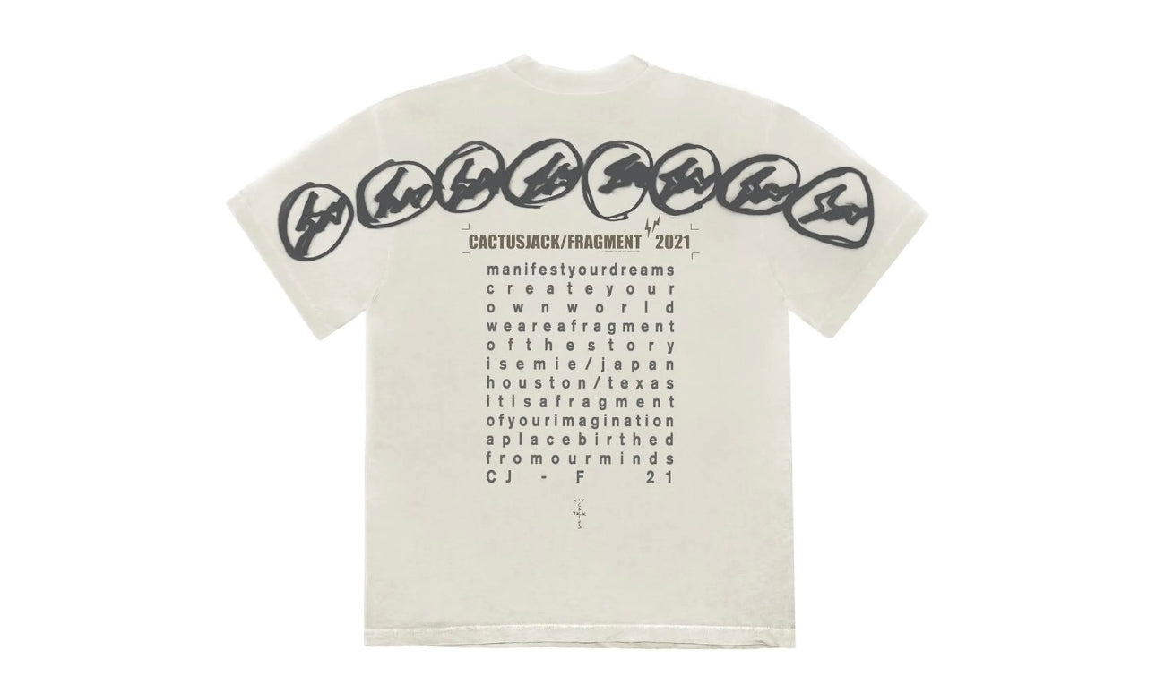 Travis Scott Cactus Jack For Fragment Manifest T-shirt