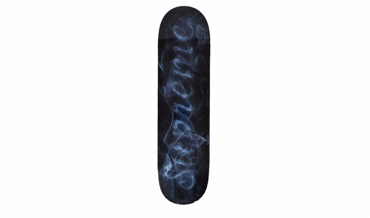 Supreme Smoke Skateboard Deck •Black
