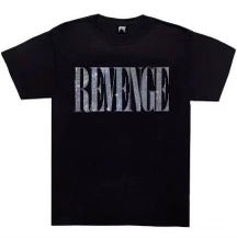 Revenge Nirvana Rhinestone Tee Black