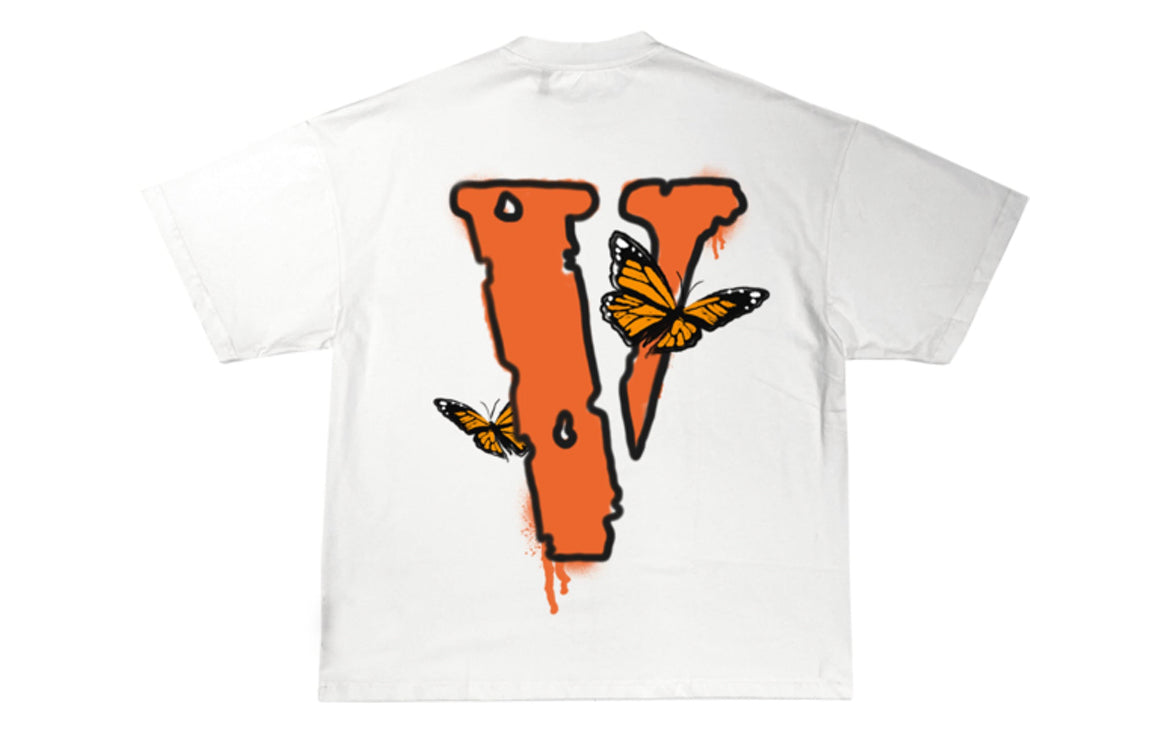 Juice Wrld x Vlone Butterfly T-Shirt White